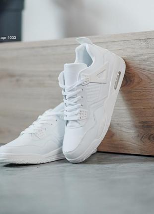 Мужские летние кроссовки jrdn white белые