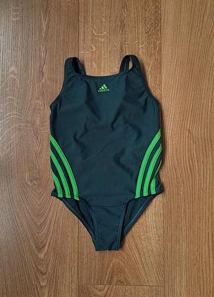 Спортивный сдельный совместный купальник для девочки adidas