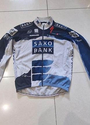 Велотермокуртка saxo bank