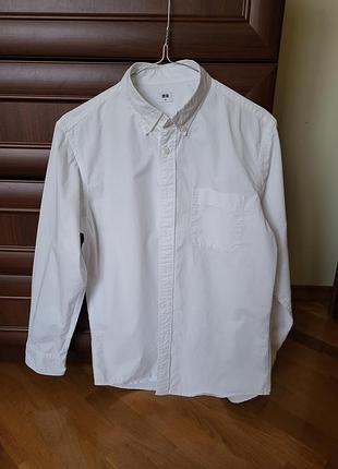 Біла сорочка uniqlo xs
