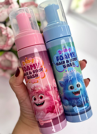 Дитячий шампунь і гель для душу 2 в 1 foamy hair & body wash від the ​​bath company
