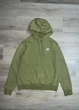 Найк худі nike, хакі або зелений колір , розмір м