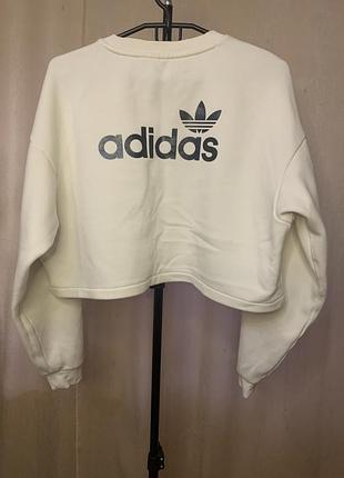 Укорочений худі бренду adidas 6