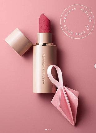 Помада с матовым финишем westman atelier lip suede matte lipstick оттенок elodie. 1,2 г.