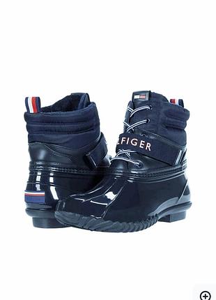 Непромокаемые сапоги на утеплителе, 
7 / 37,5, tommy hilfiger husky navy