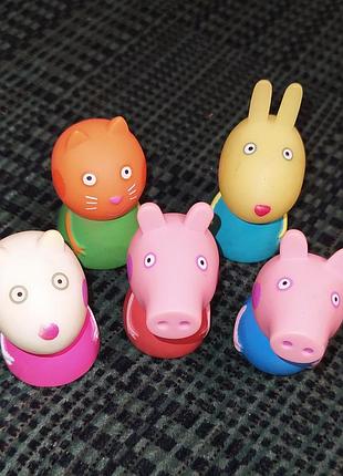 Игрушки резиновые, peppa pig 3