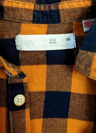Сорочка zara 2-3 роки 4