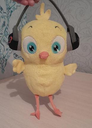 Мягкая игрушка циплятко ципа наушники