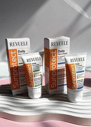 Revuele крем сонцезахисний для обличчя зволожуючий moisture boostl spf 50+ 50 мл