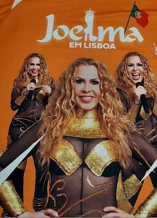Joelma em lisboa - isso e calypso tour - футболка -мерч  бразильської співачки джоельми - м