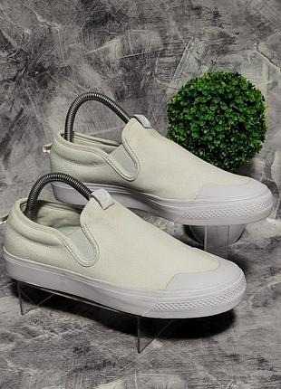 Мужские кеды adidas nizza slip-on, 40,5/25,5 см