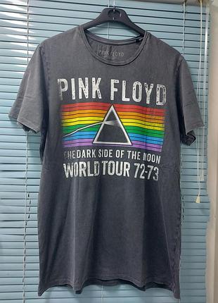 Женская хлопковая вареная футболка pink floyd (медч)