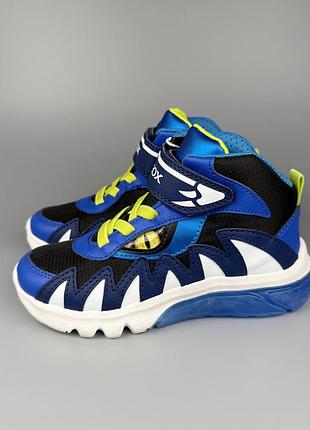 Черевики geox ciberdron 33, 38 р. з мигалками зі світлом ботинки