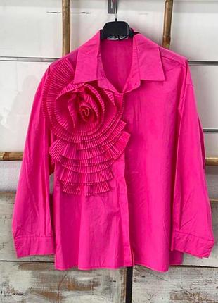 Рубашка розовый цветок joie clair