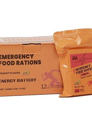 Аварийный рацион питания emergency food rations (12 шт. по 120 г)
​компактный источник энергии для экстремальных условий!