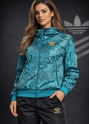 Костюм плащевка на сетке adidas