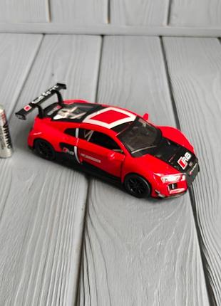 Машинка автопром "audi r8 lms" червона