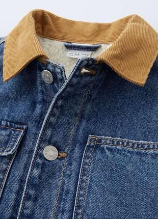 Must have! в наявності класнюча джинсова куртка шерпа zara. куплена в іспанії. 4