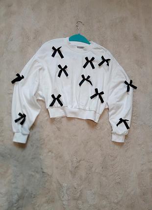 Шикарний світшот з бантиками