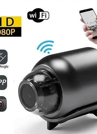 Мини wi-fi камера видеонаблюдения x5 mini с датчиком движения и ночной съёмкой 1080p