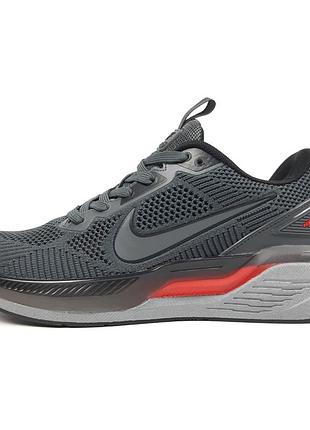Nike zoom winflo темно серые с красным
