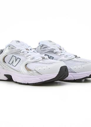 New balance 530 white grey silver