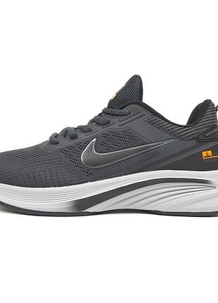 Nike zoom pegasus running shield темно сірі