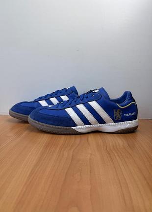 Кроссовки adidas samba chelsea millenium размер 44 оригинал мужские синие кожаные кеды самба