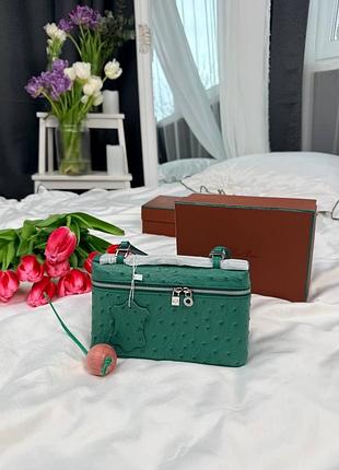 Жіноча сумка extra pocket 20 ostrich emerald