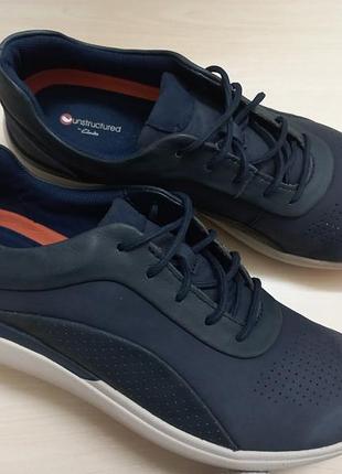 Кроссовки-мокасины весна-осень кожа муж.42-41 р.clarks индии
