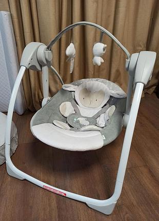 Продам шезлонг гойдалку ingenuity comfort 2go