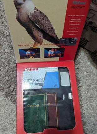 Canon supershot telemax  фотоапарат плівковий новий + велика коробка рідкісний