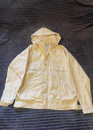 Винтажная ветровка helly hansen - светло-желтая (l)