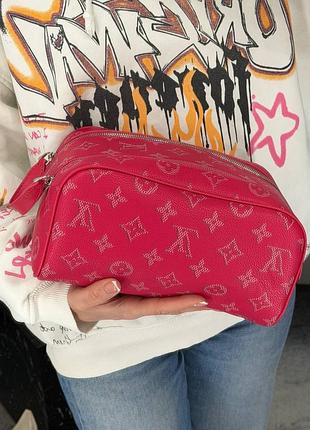 Косметичка несесер кольорова lv з монограмою louis vuitton