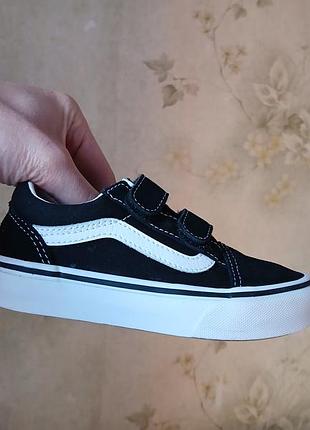 Кеды vans old skool на стопу 17 см стан как новые, замша