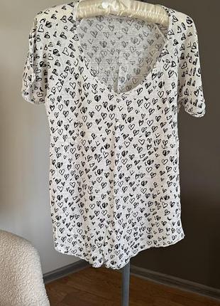 Футболка льняна zara m-l