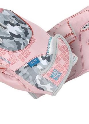 Перчатки для фитнеса madmax mfg-931 no matter pink s