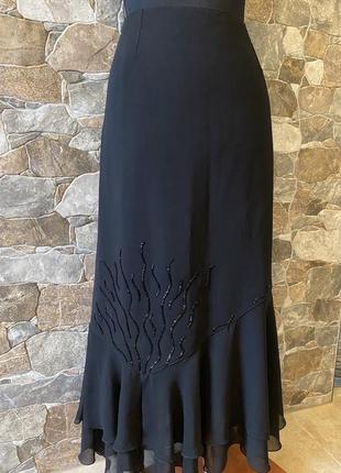 Шикарная юбка с бисером