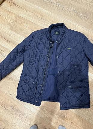 Куртка lacoste размер м синяя