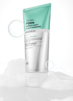 Шампунь с микро-голками vt pdrn reedle shot scalp shampoo 200ml