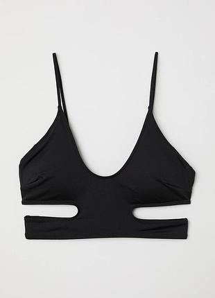 Верх топ купальника h&amp;m cut-out bikini top — m