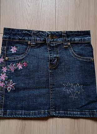 Дитяча брендова джинсова спідничка/ спідниця dolce and gabana d&g
