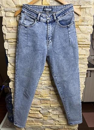 Жіночі сині джинси від vogue denim розміром s/m