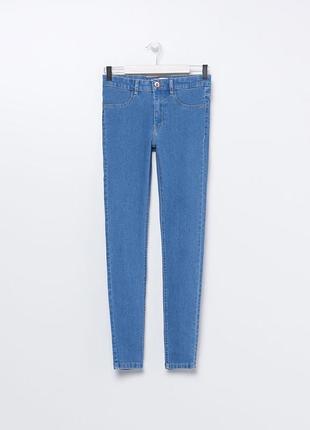 Нові блакитні джинси sinsay skinny, базові, s/m (38)