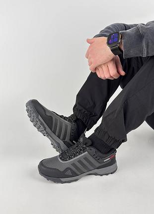Мужские кроссовки adidas climaproof dark grey black 3