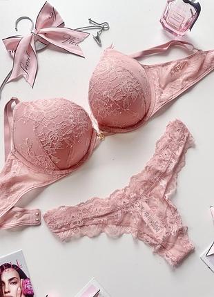 Комплект bombshell victoria’s secret набір набор білизна вікторія сікрет белье виктория сикрет бюст