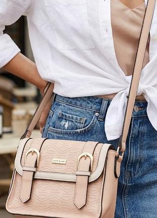 Стильная сумка кросс-боди river island в пудровом цвете