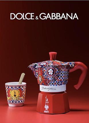 Гейзерна кавоварка (mokka) dolce&gabbana x bialetti 🇮🇹