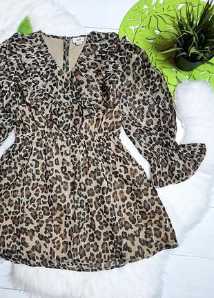 Сукня шифонова в леопардовий принт 2