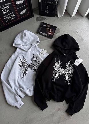 Oversize унісекс худі з якісним принтом